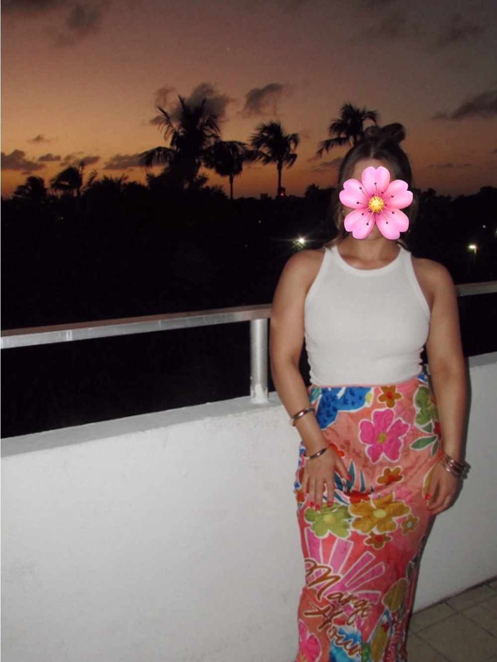 Spell Pink Floral Lemon Maxi Skirt - Picture 4 of 13